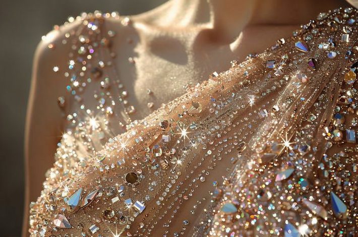 Les avantages du strass et des paillettes : éclat et originalité pour une véritable star