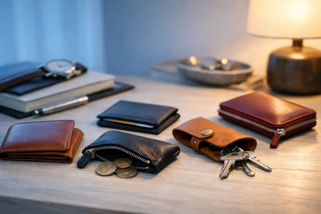 La petite maroquinerie en cuir pour femme et homme : un accessoire indispensable