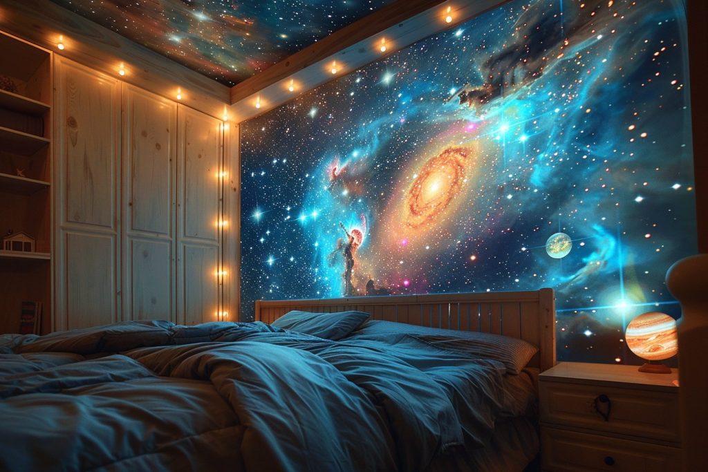 Explorez l&rsquo;univers à la maison grâce au projecteur galaxie pour enfants
