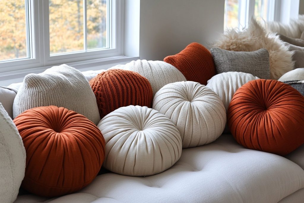 Coussins ronds : le choix parfait pour un intérieur accueillant