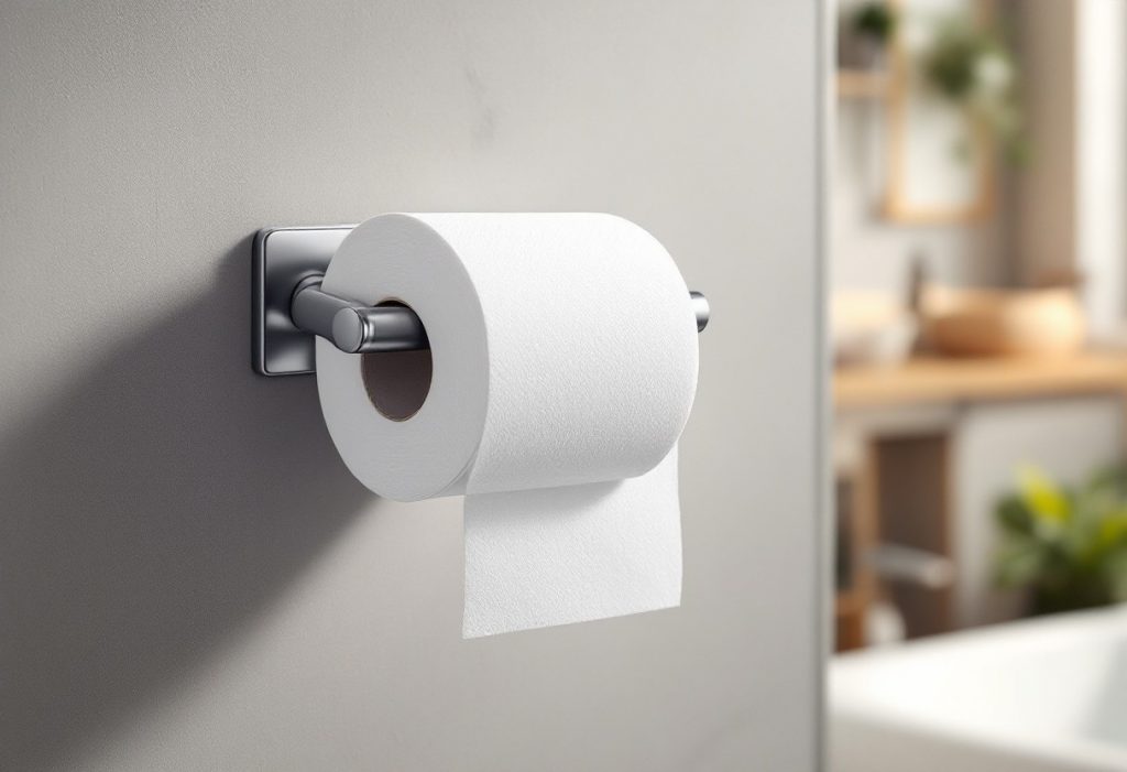 A quelle hauteur fixer un porte papier toilette mural ?