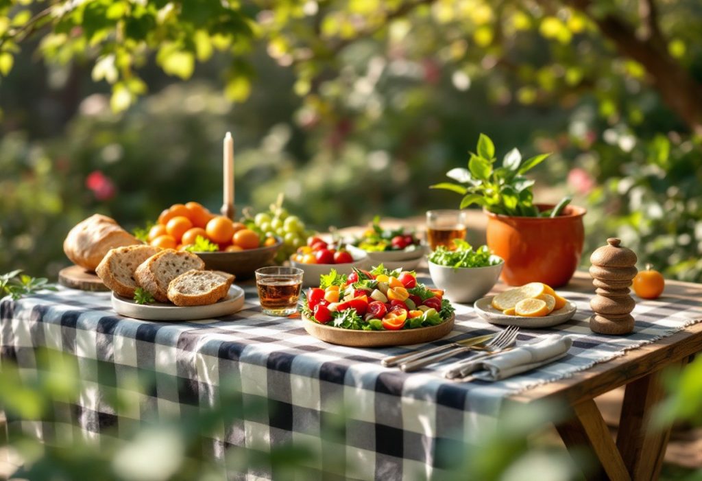 Le petit guide pour réussir vos repas en extérieur avec la toile cirée