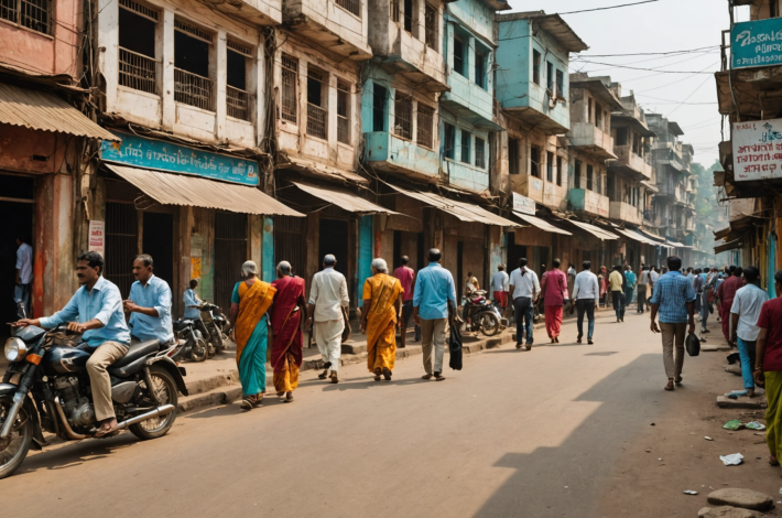 Regard urbain en Inde : comparatif des quartiers