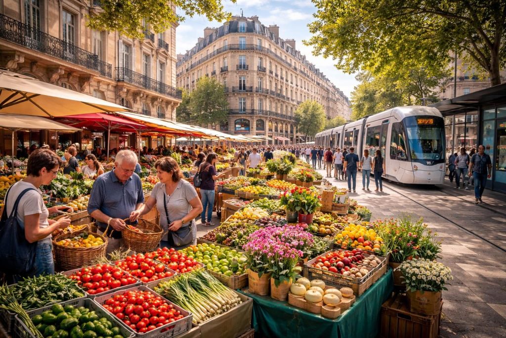Vivre à Lyon Presqu&rsquo;île en optimisant votre budget avec marchés locaux et transports TCL