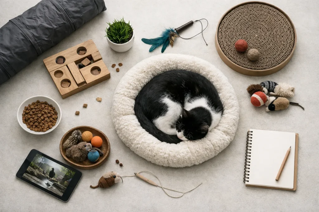 Un chat qui ne sort jamais : comment enrichir son quotidien