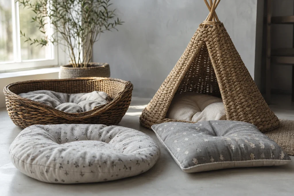 Paniers, coussins, tipis… quel couchage choisir pour votre chat ?